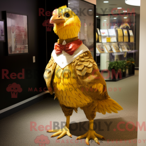 Gold Pheasant mascot...