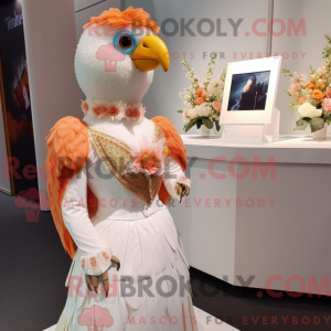 Peach Falcon Maskottchen...