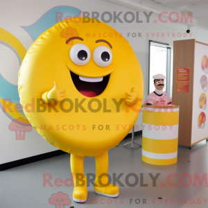 Yellow Donut mascot costume...