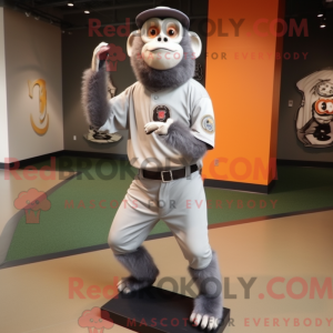 Gray Capuchin Monkey mascot...
