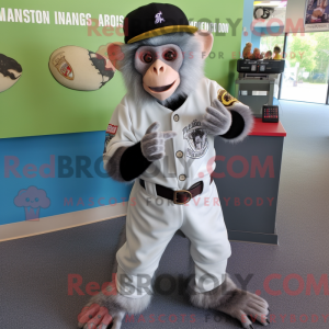 Gray Capuchin Monkey mascot...