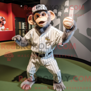 Gray Capuchin Monkey mascot...
