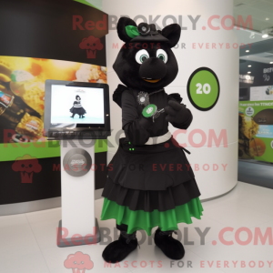 Black Irish Flag mascot...
