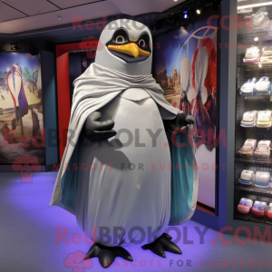 Silver Penguin mascot...