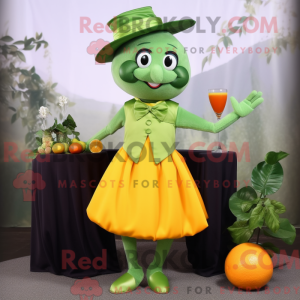 Olive Mandarin mascot...