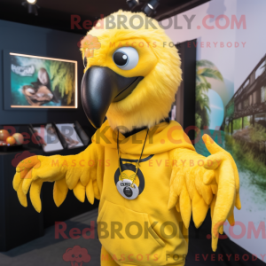 Yellow Vulture mascot...