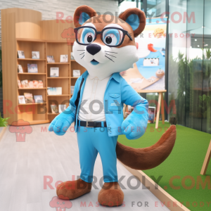 Postava maskota Sky Blue...