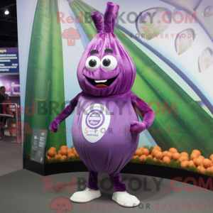 Purple Onion maskot kostume...