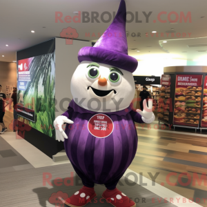 Purple Onion maskot kostume...