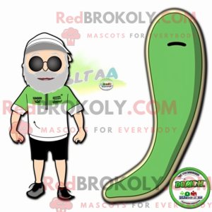 Cream Green Bean mascot...