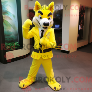 Citrongul ulve maskot...