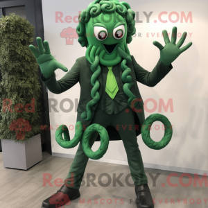 Forest Green Medusa mascot...