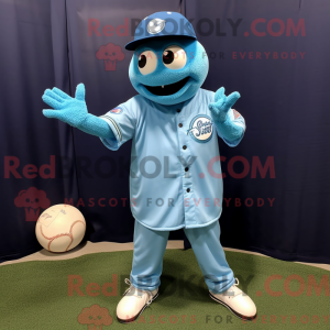 Cyan Baseball Ball...