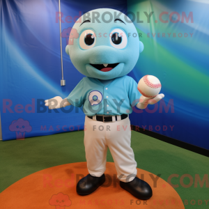 Cyan Baseball Ball...