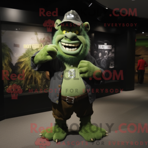 Forest Green Ogre mascot...