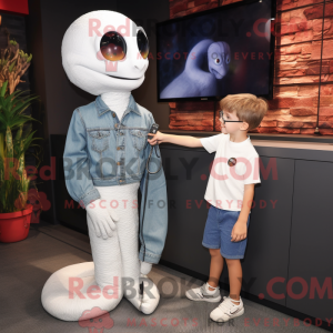 White Snake mascot costume...
