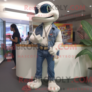 White Snake mascot costume...