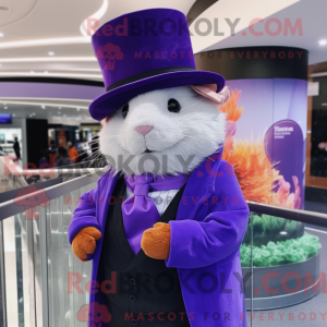 Purple Guinea Pig mascot...