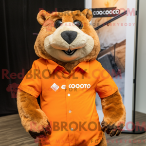 Orange Marmot mascot...