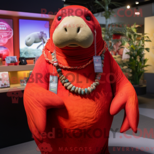 Maskottchenkostüm Rotes...