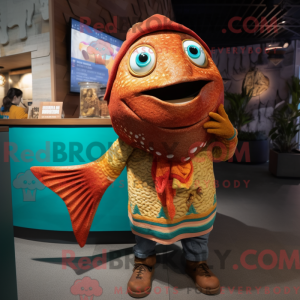 Postava maskota Rust Fish...