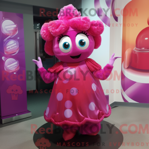Magenta Candy mascot...