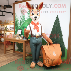 Deer mascot costume...