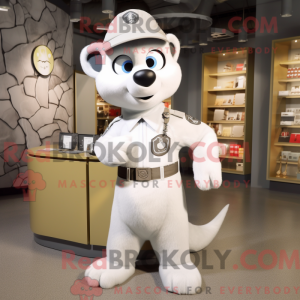 Sølv Hermelin maskot...