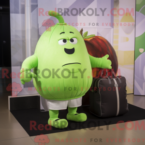 Postava maskota Lime Green...