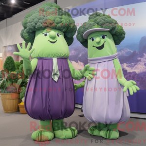 Lavender Broccoli mascot...