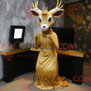 Costume mascotte de Gazelle...