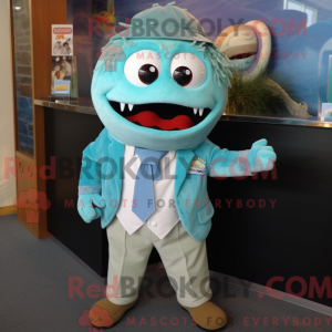 Turquoise Cod mascot...