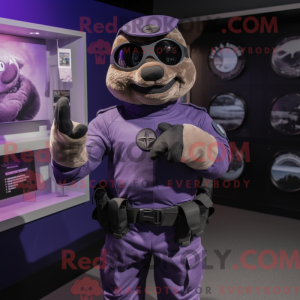 Mascotte de Purple Navy...