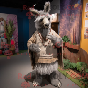 Grande figura de máscara de...