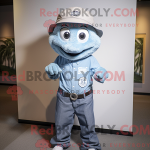 Gray Aglet mascot costume...