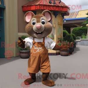 Brown Ratatouille mascot...