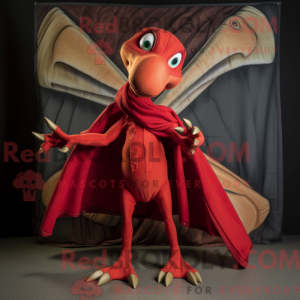 Red Dimorphodon mascot...