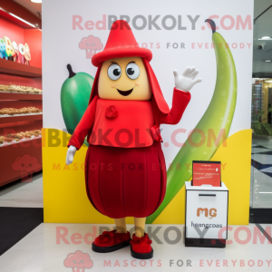 Red Mango Maskottchen...