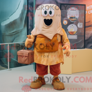 Rust Ghost mascot costume...