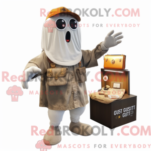Rust Ghost mascot costume...
