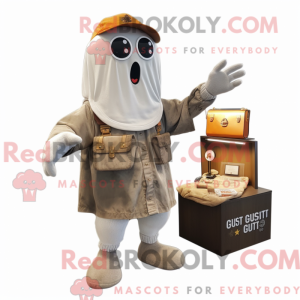 Rust Ghost-mascottekostuum...