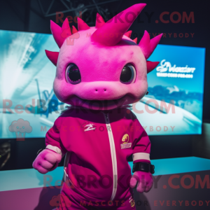 Disfraz de mascota Magenta...