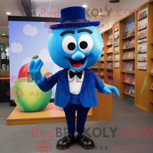 Figura azul eplemaskotdrakt...