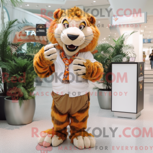 Saber-Toothed Tiger mascot...