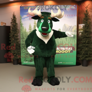 Forest Green Moose máscara...