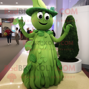 Olive Beanstalk maskot...