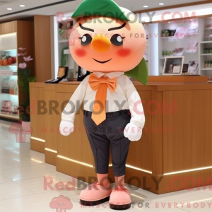 Peach Plum maskot kostume...