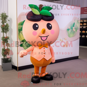 Peach Plum mascottekostuum...