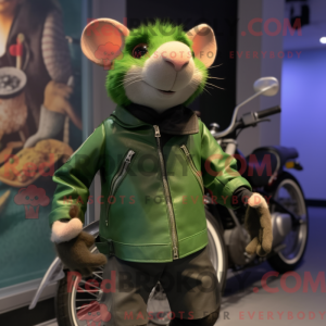 Green Ratatouille mascot...