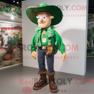 Forest Green Cowboy mascot...